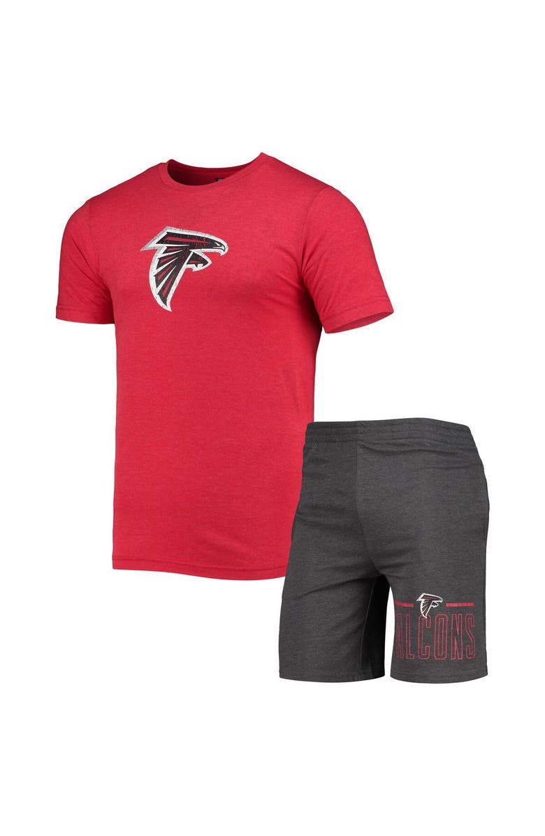 CONCEPTS SPORT Men's Concepts Sport Red/Charcoal Atlanta Falcons Meter T-Shirt & Shorts Set, Alternate, color, 