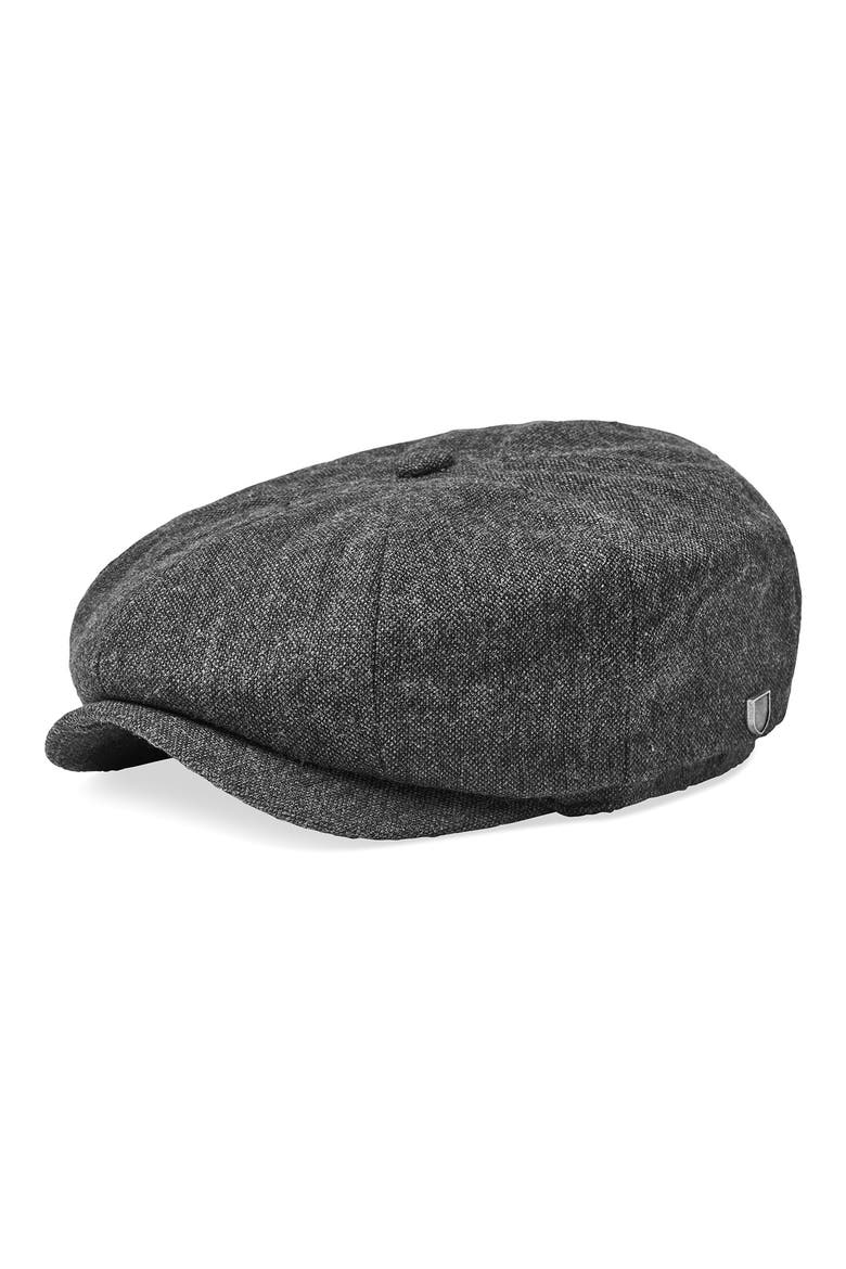 Brood Wool Blend Driving Cap, Main, color, BLACK/ GREY