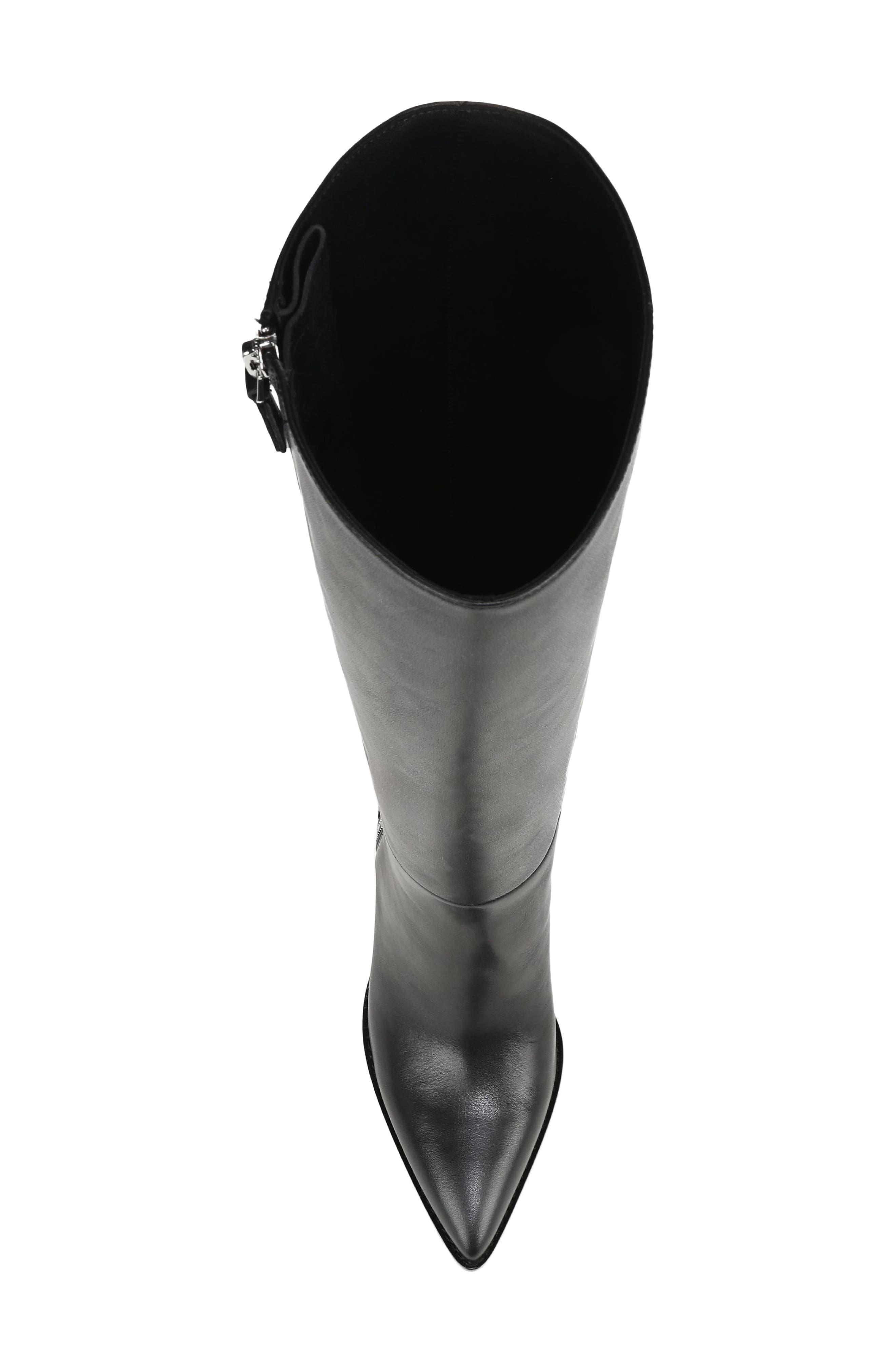 Levanne Leather Knee High Boot, Alternate, color, BLACK LEATHER