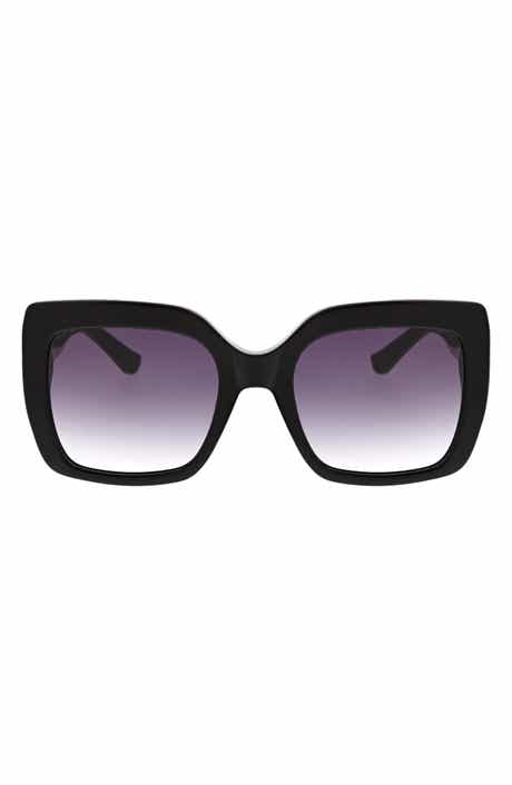 Oscar de la Renta 53mm Extreme Square Large Glam Sunglasses