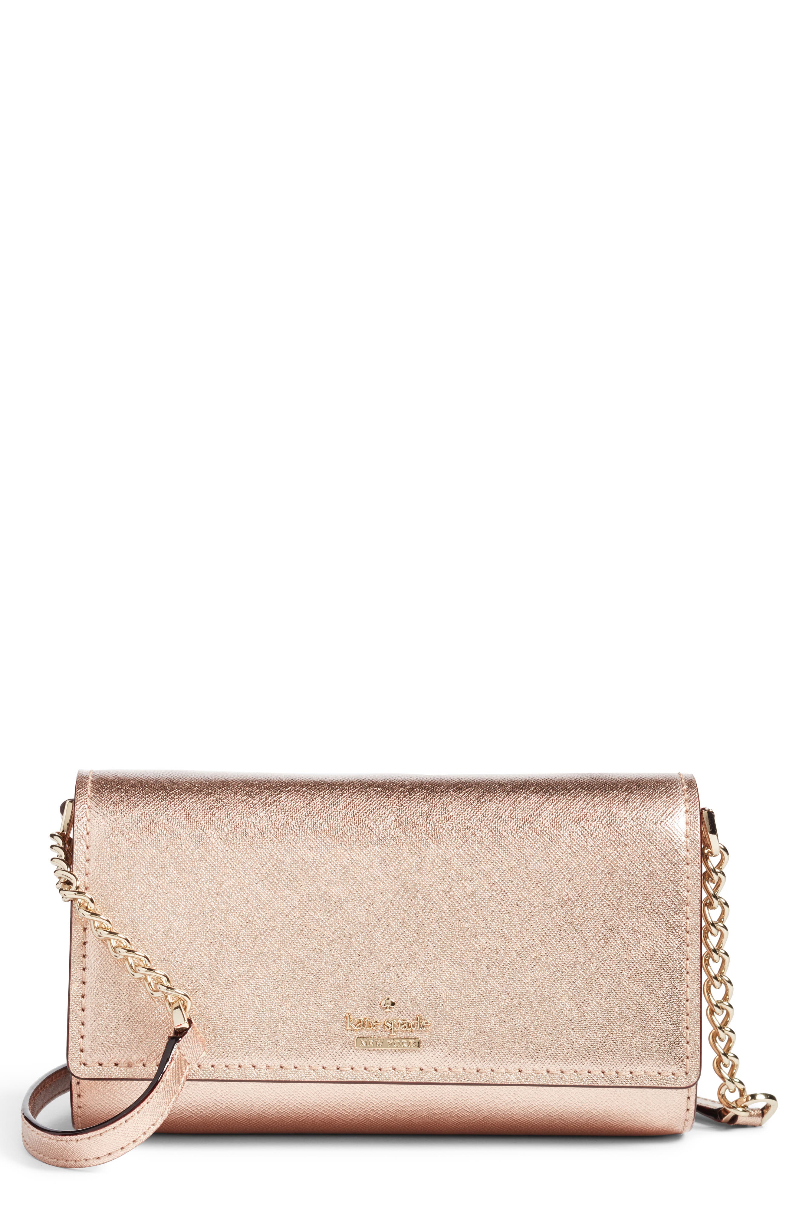 cameron street - corin crossbody bag, Main, color, ROSE GOLD