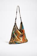 Bimba y Lola Soft Woven Shoulder Bag