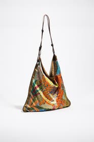 Bimba y Lola Soft Woven Shoulder Bag