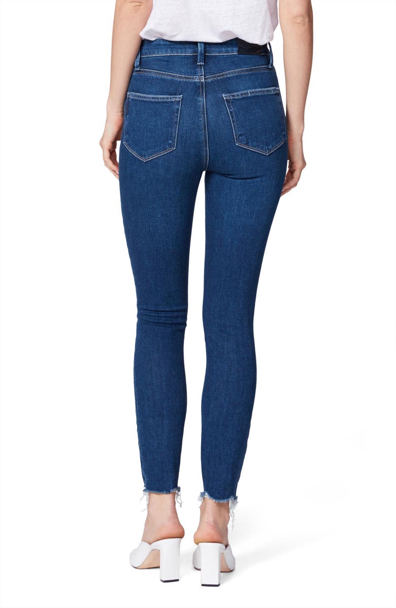 PAIGE Transcend Margot High Waist Ankle Skinny Jeans, Alternate, color, 