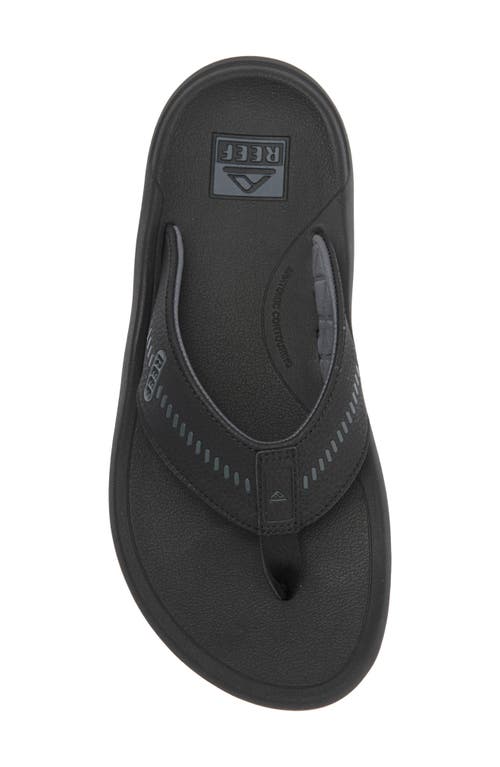 Reef Swellsole Rover Flip Flop In Black