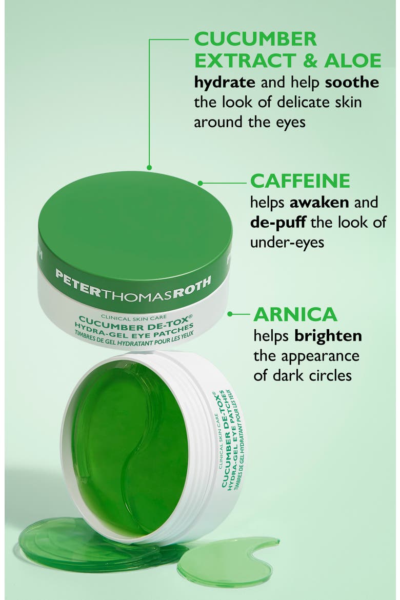 Cucumber De-Tox™ Hydra-Gel Eye Patches, Alternate, color, NO COLOR