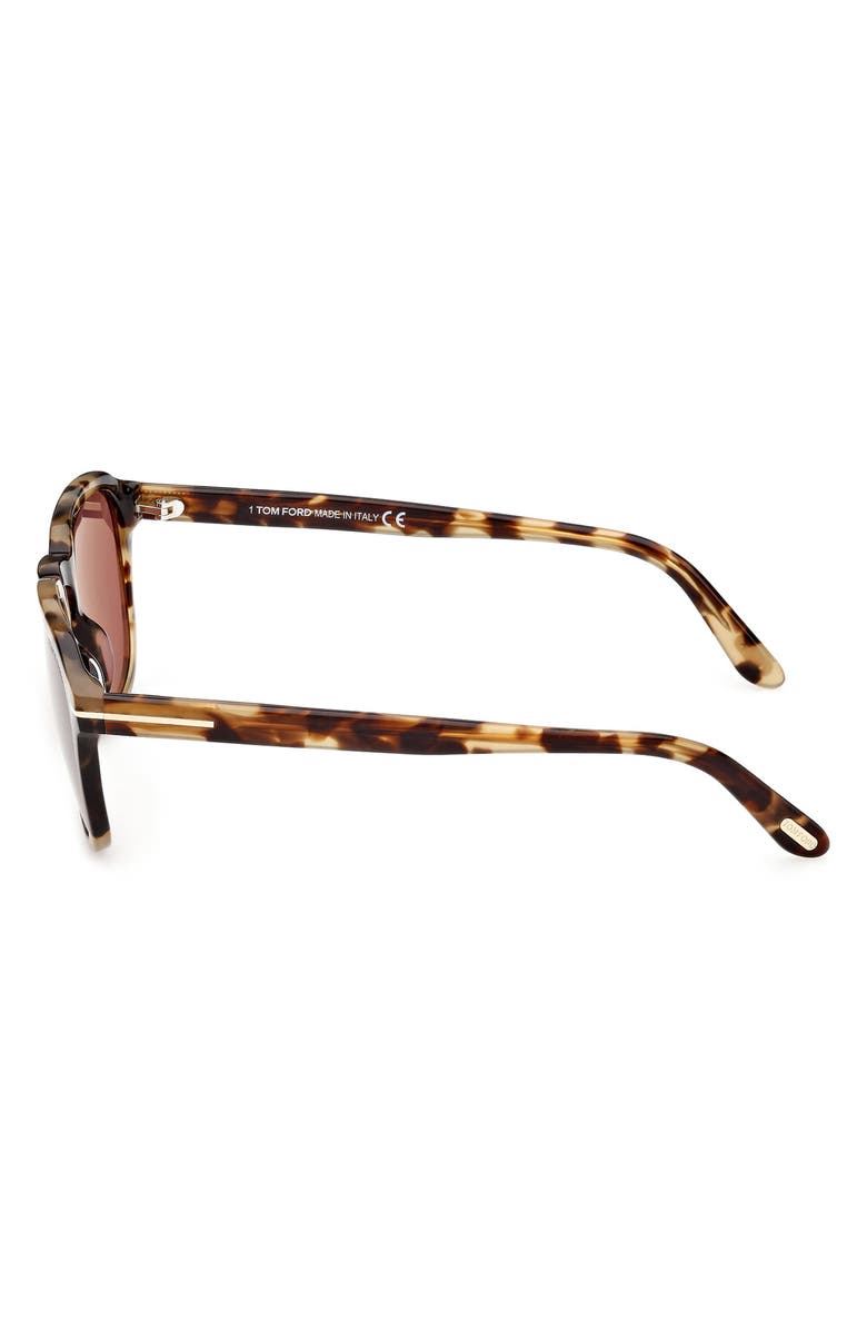 TOM FORD 52mm Round Sunglasses, Alternate, color, 