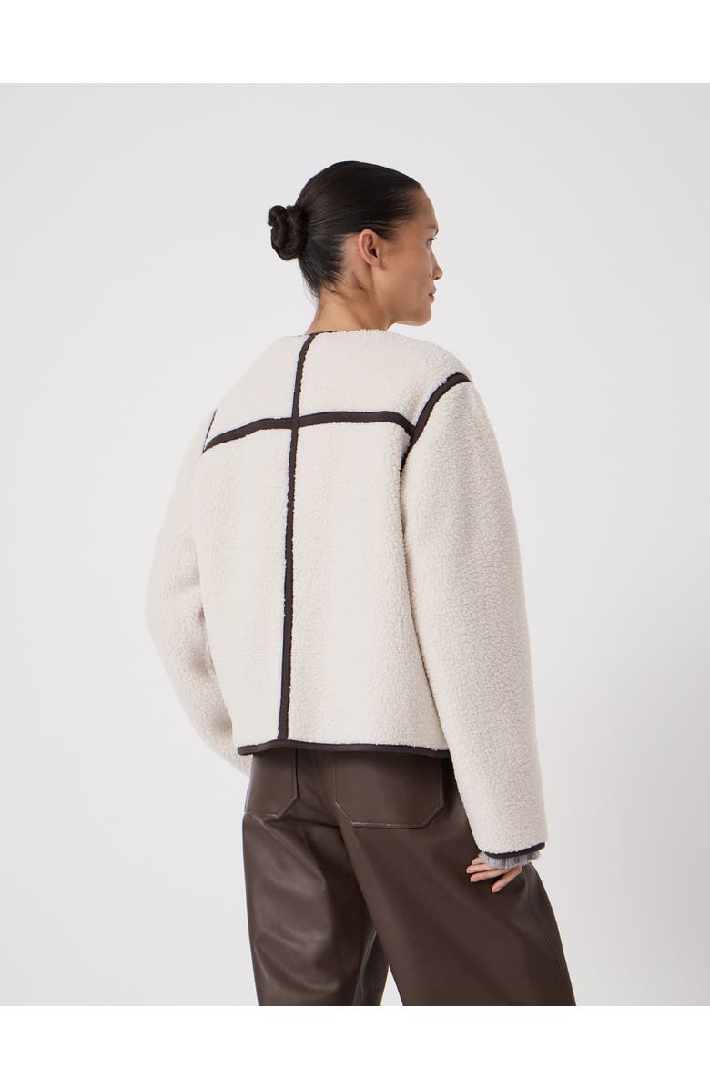 Hush Alina Borg Button Cardigan, Alternate, color, Stone White