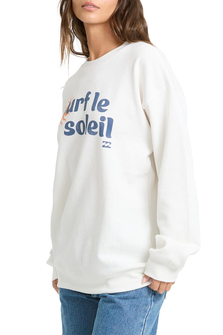 Seaside Panorama Graphic Sweatshirt, Alternate, color, SALT CRYSTAL