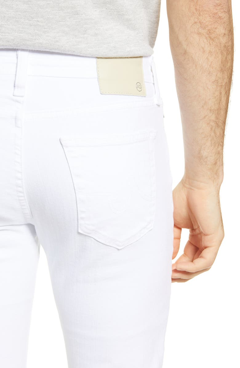 AG Dylan Extra Slim Fit Ripped Jeans, Alternate, color, White
