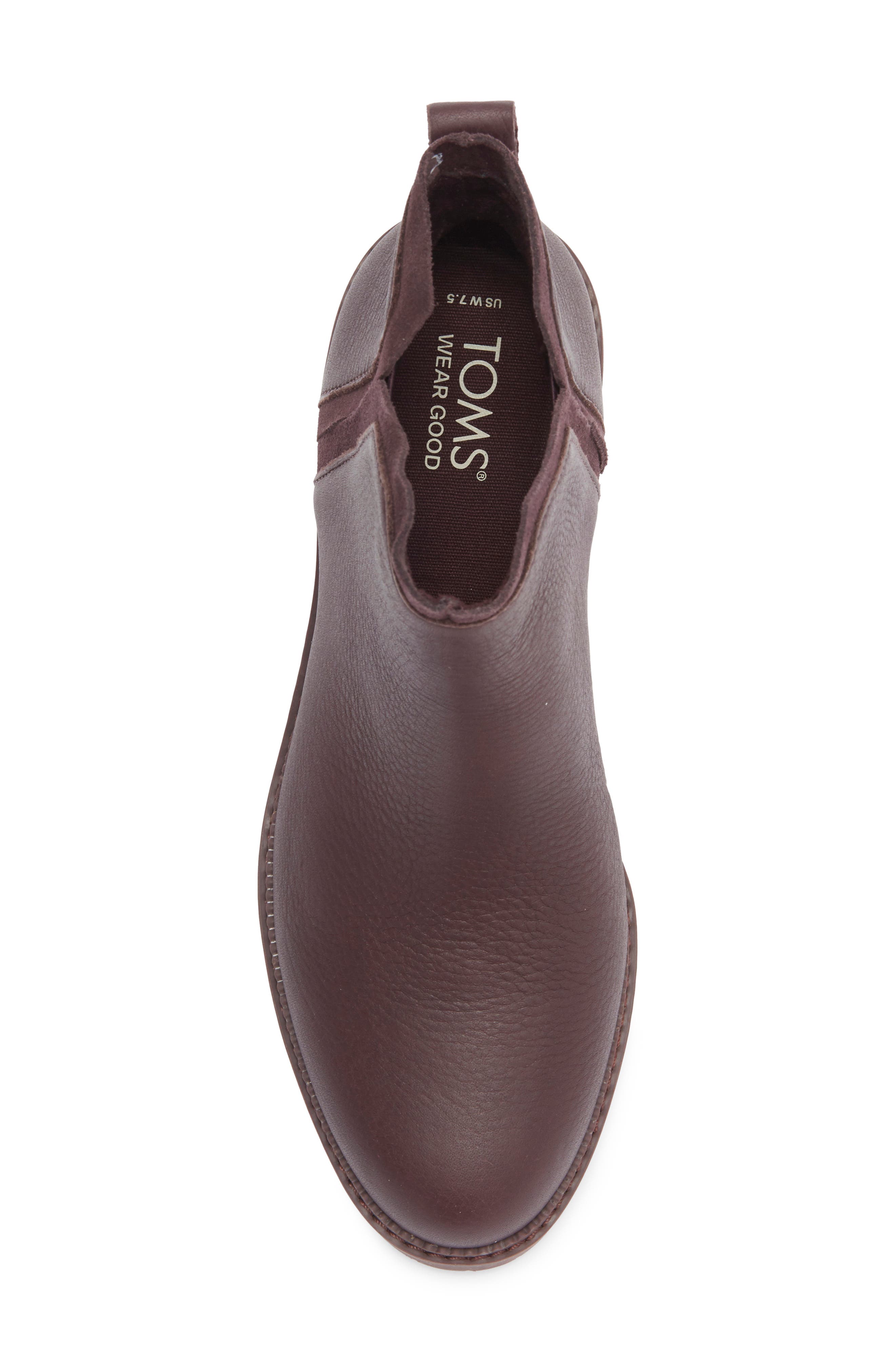 TOMS Hailey Boot, Alternate, color, Plum