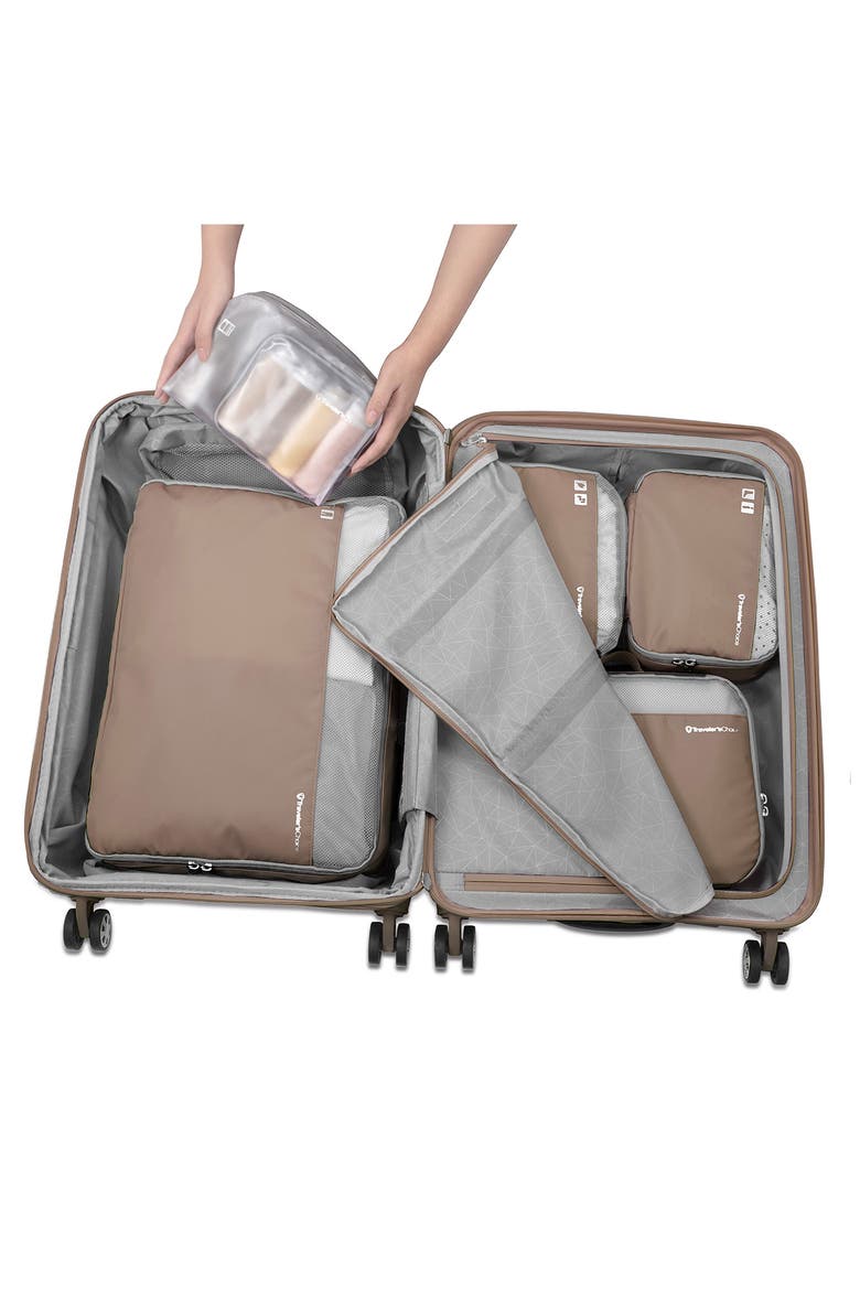 5-Piece Packing Cube Set, Alternate, color, BEIGE