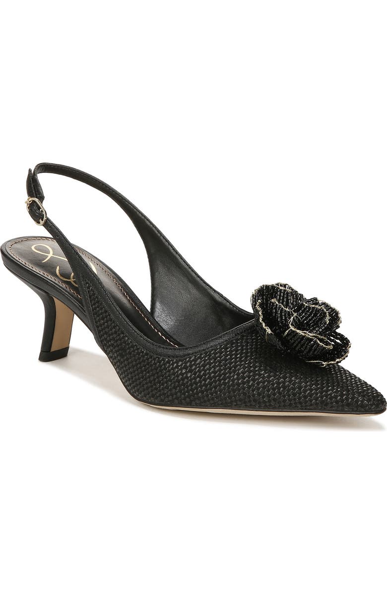 Sam Edelman Bianka Flora Kitten Heel Slingback Pump, Main, color,