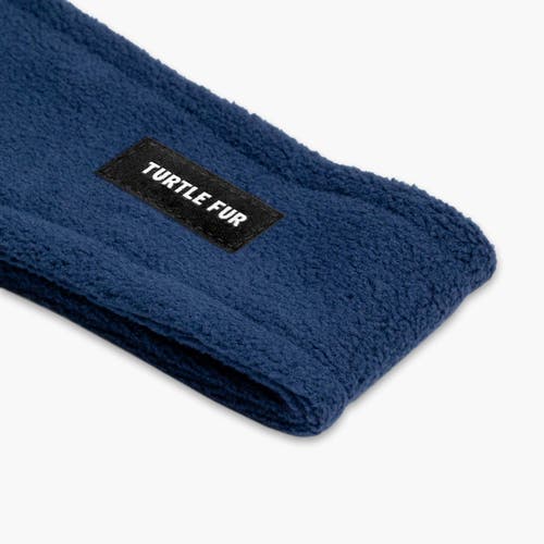 Turtle Fur Bang Band Fleece Headband In Blue