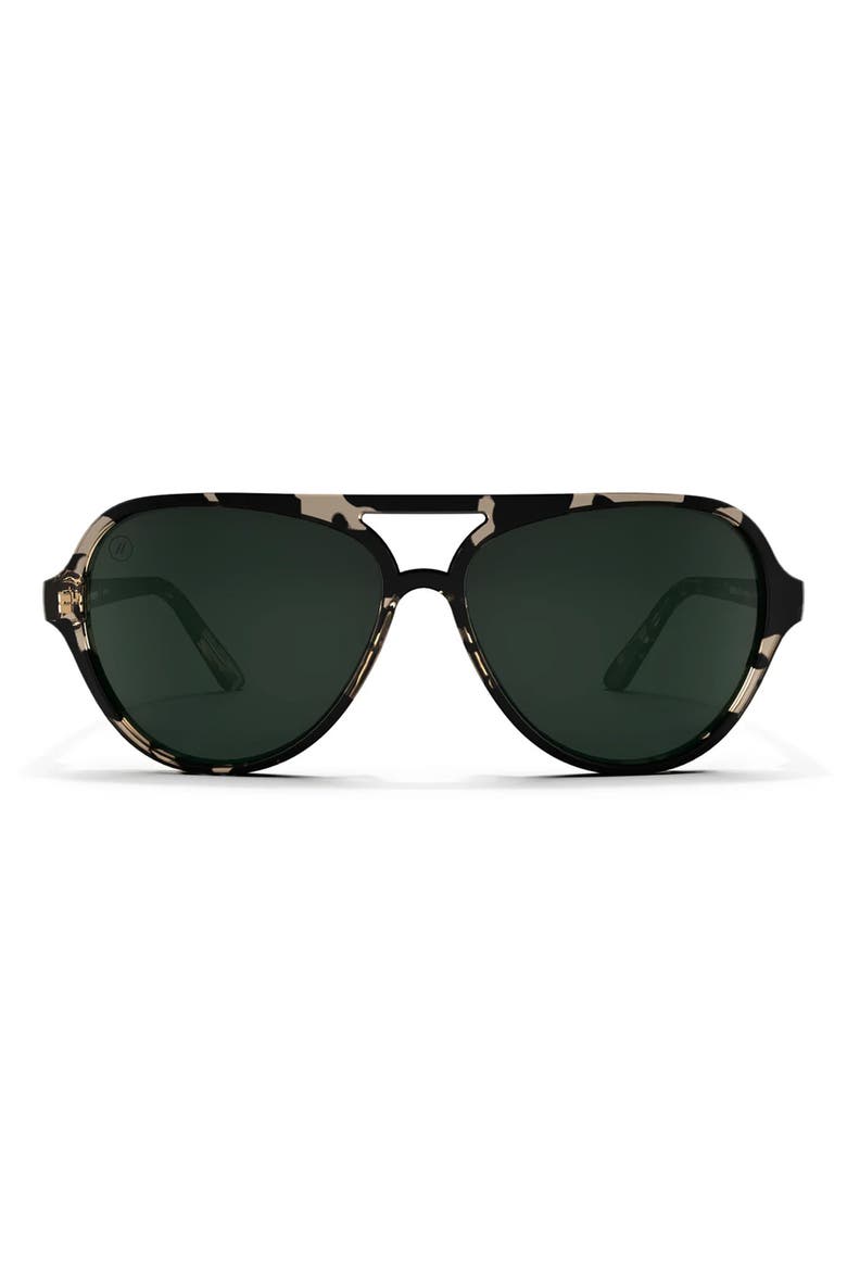 Skyway Polarized Aviator Sunglasses, Main, color, EMERALD