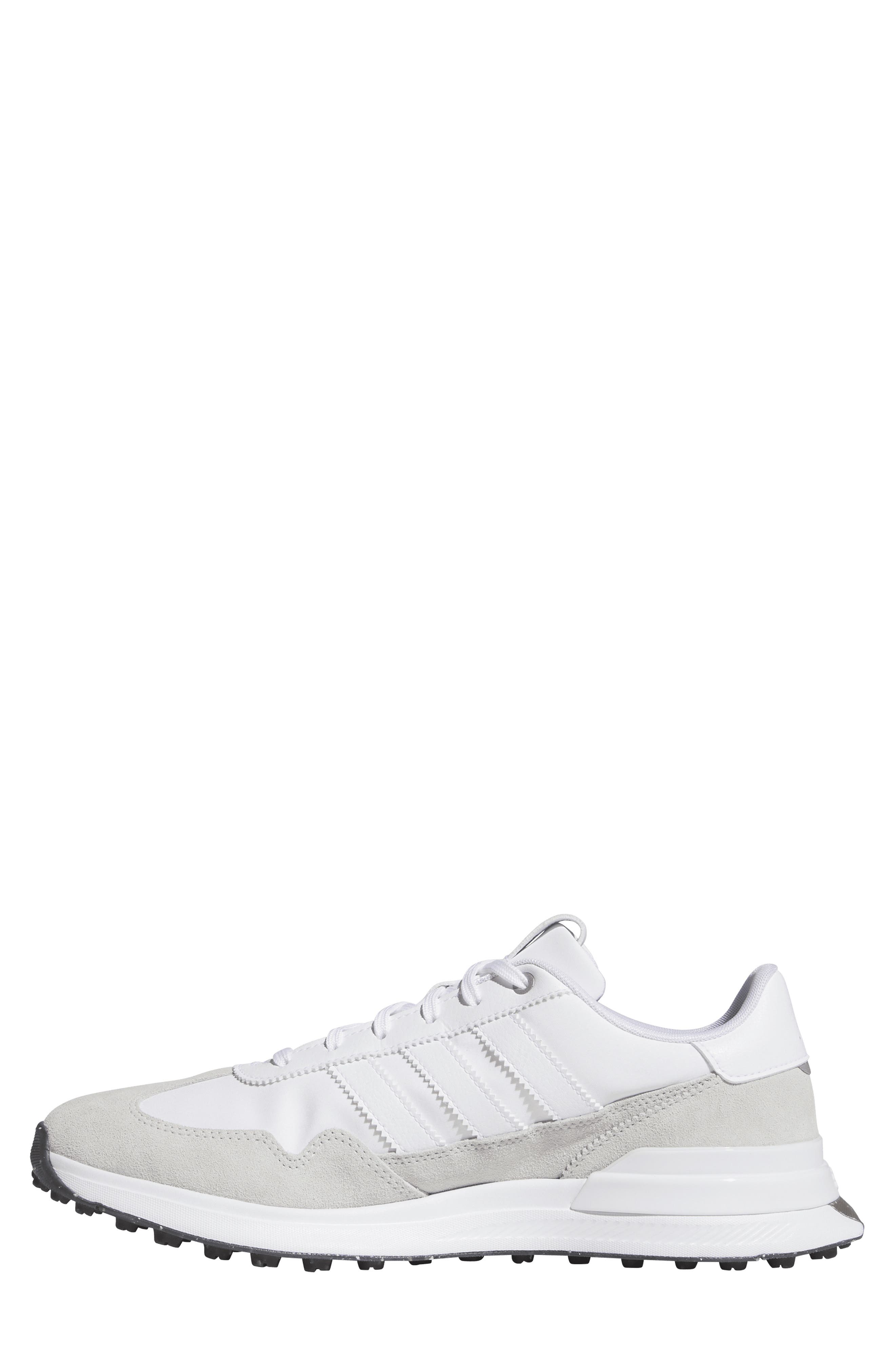 adidas S2G 26 Waterproof Spikeless Golf Shoe, Alternate, color, Grey/ White/ Black