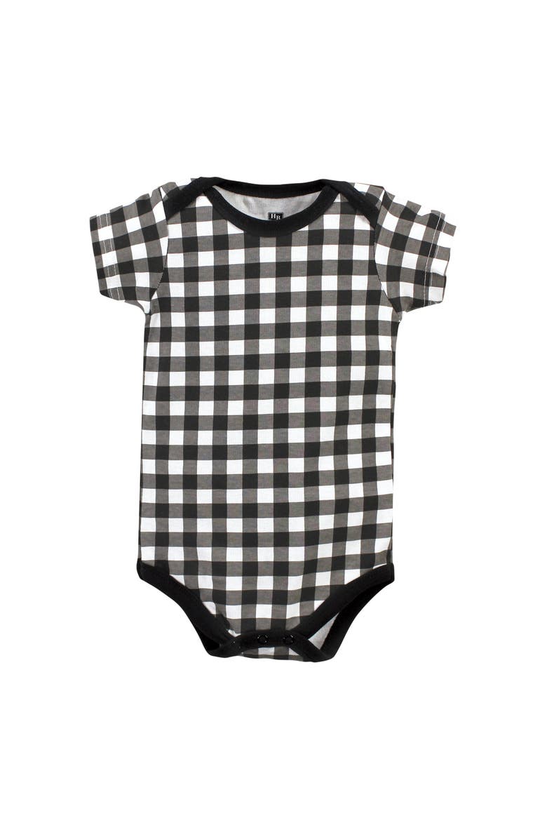 Hudson Baby Five-Piece Set of Cotton Infant All-in-One Bodysuits, Alternate, color, Neutral Farm