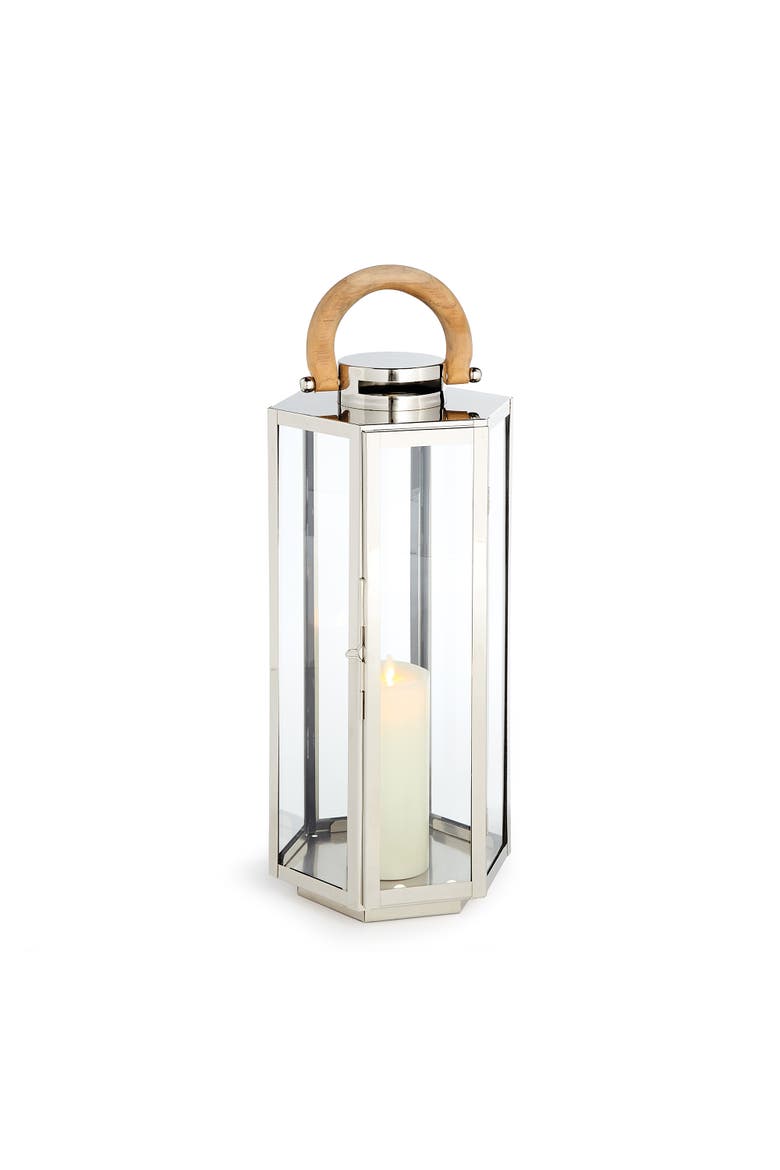 Dockside Outdoor Lantern, Main, color, Silver