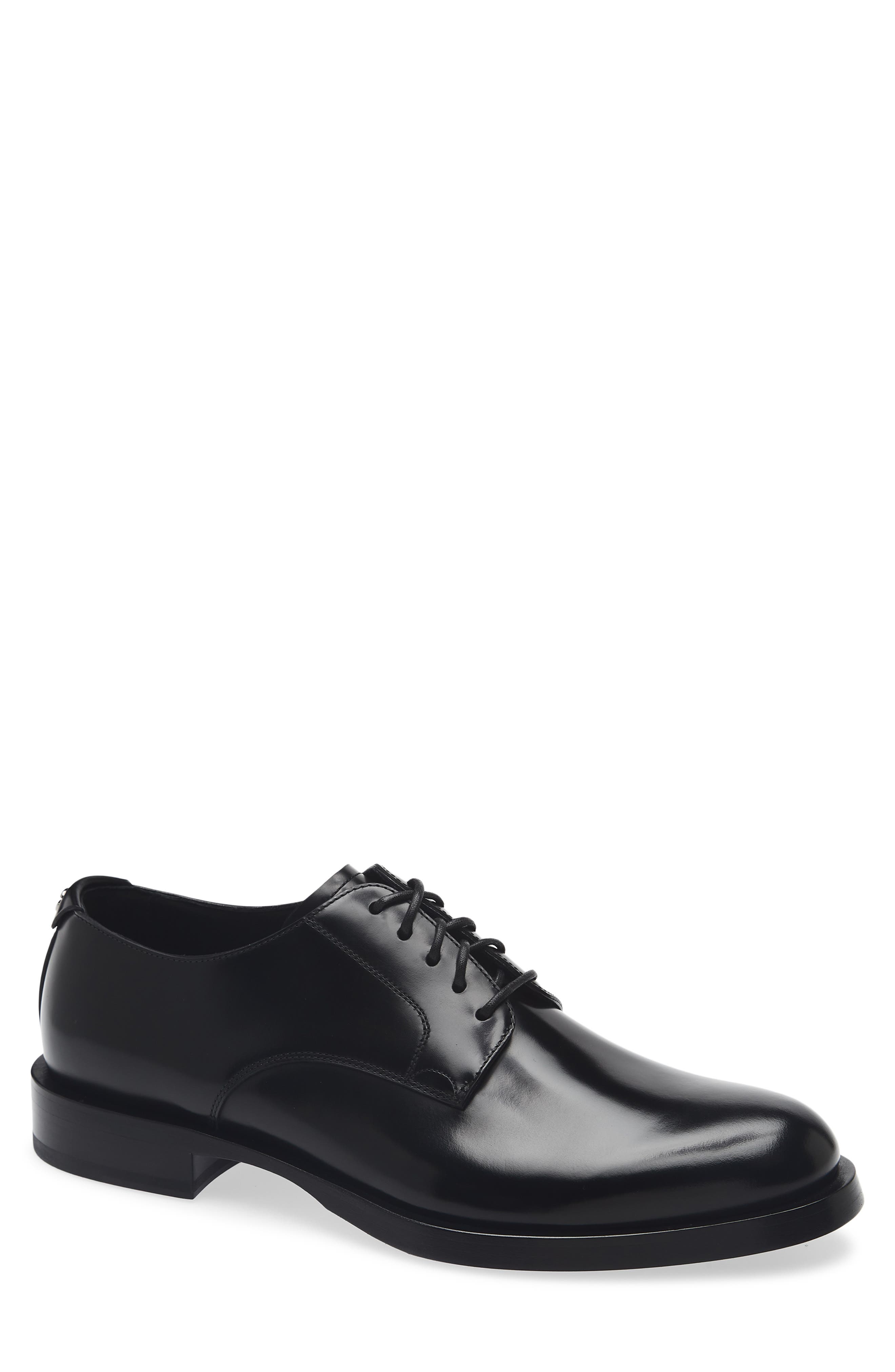 Dolce&Gabbana Brushed Derby, Main, color, Nero