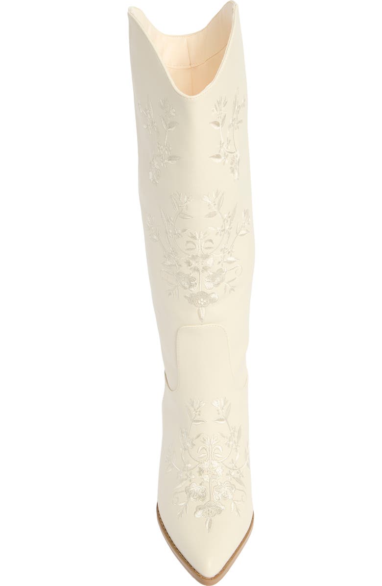 Billini Clementine Western Boot, Alternate, color, Ivory
