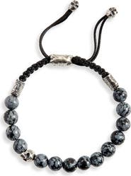 John Varvatos Skull Bead Bracelet