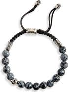 John Varvatos Skull Bead Bracelet
