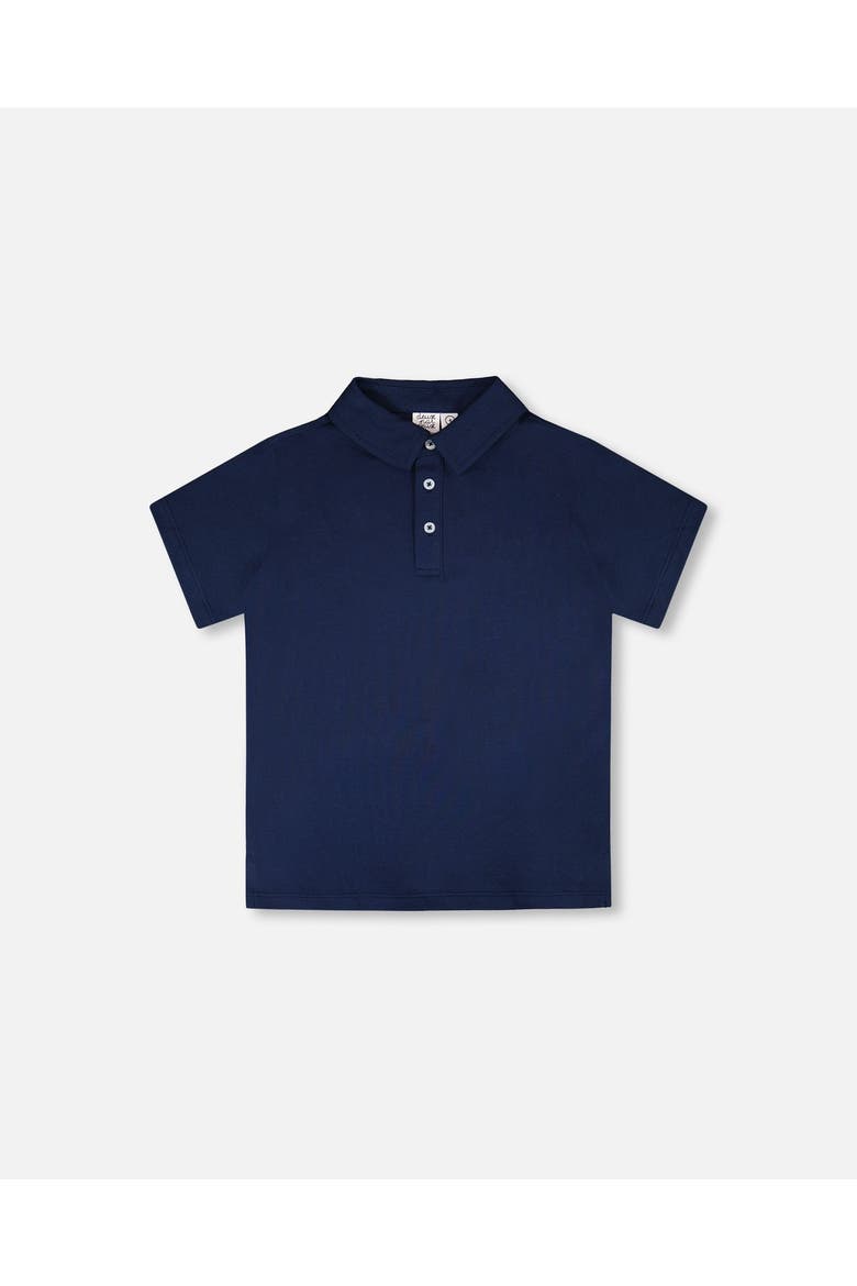 Short Sleeve Classic Collar Polo T-Shirt, Main, color, Blue