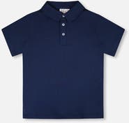 Deux par Deux Short Sleeve Classic Collar Polo T-Shirt
