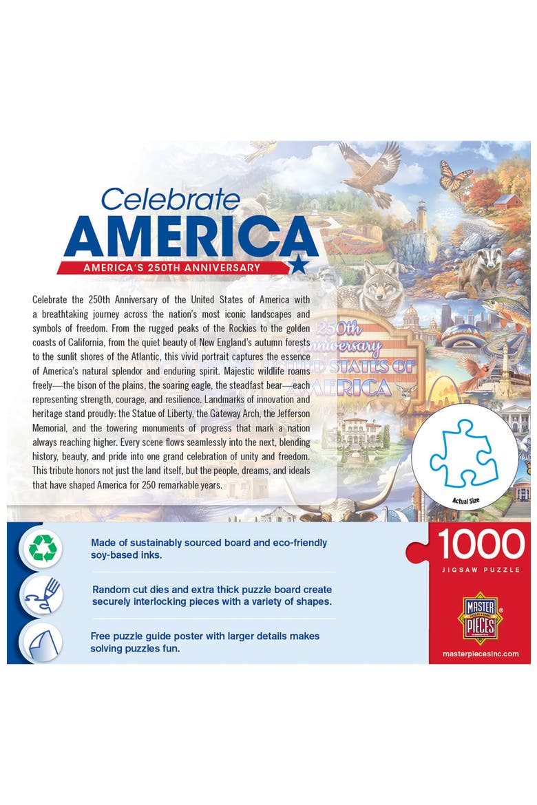 America's 250th 1000 Piece Jigsaw Puzzle, Alternate, color, Multicolor
