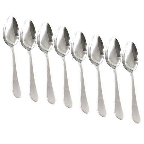 8 Piece Stainless Steel Teaspoon Set