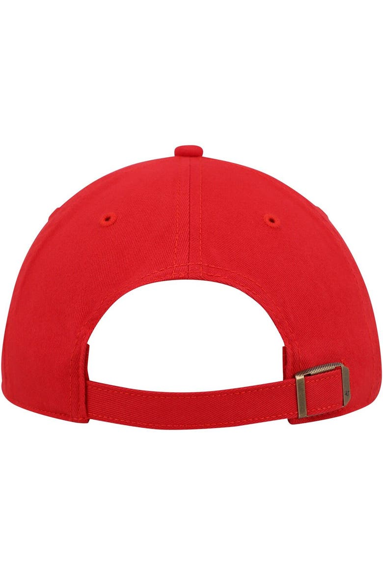 Women's '47 Red Washington Capitals Team Miata Clean Up Adjustable Hat, Alternate, color, Red