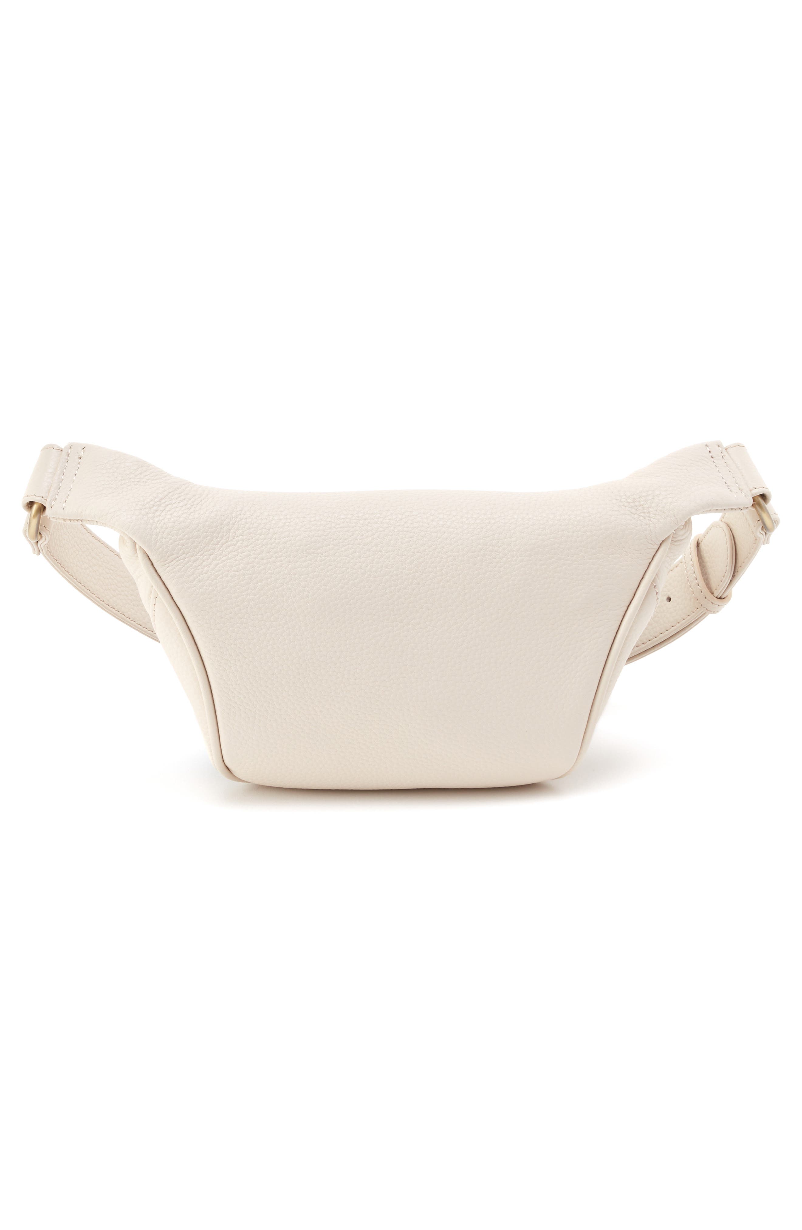 Jett Leather Belt Bag, Alternate, color, IVORY