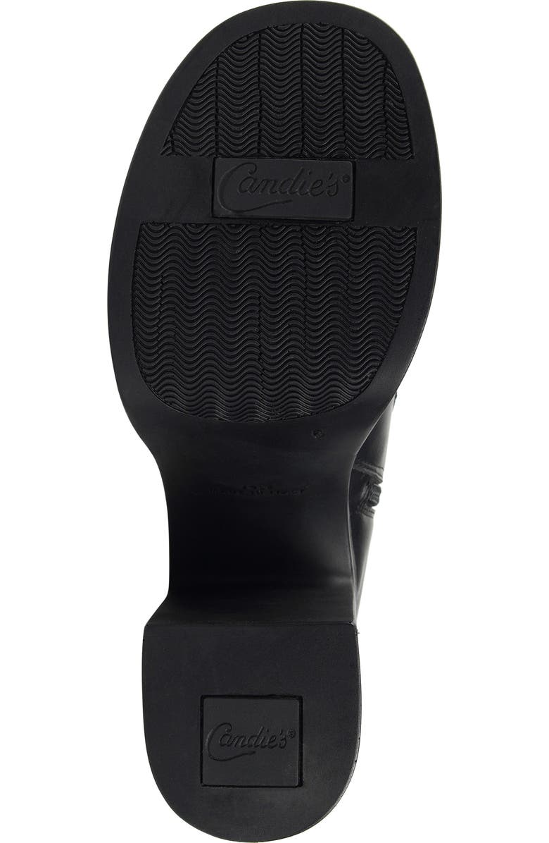 Candie's Alesia Platform Bootie, Alternate, color, Black Faux Leather