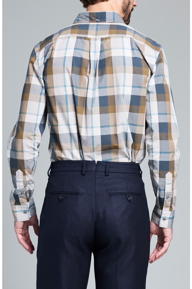 Tuscumbia Bold Plaid Button-Down Shirt, Alternate, color, BLUE MULTI
