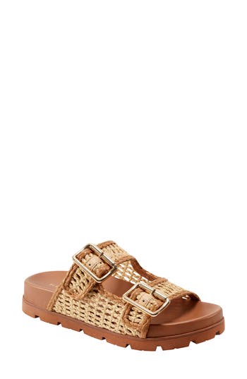 Marc Fisher Ltd Mylan Two-strap Sandal In Brown