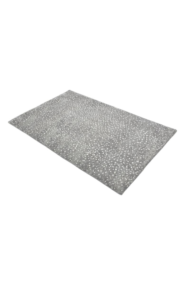 Solo Rugs Arash Handmade Wool Blend Area Rug, Alternate, color, Gray