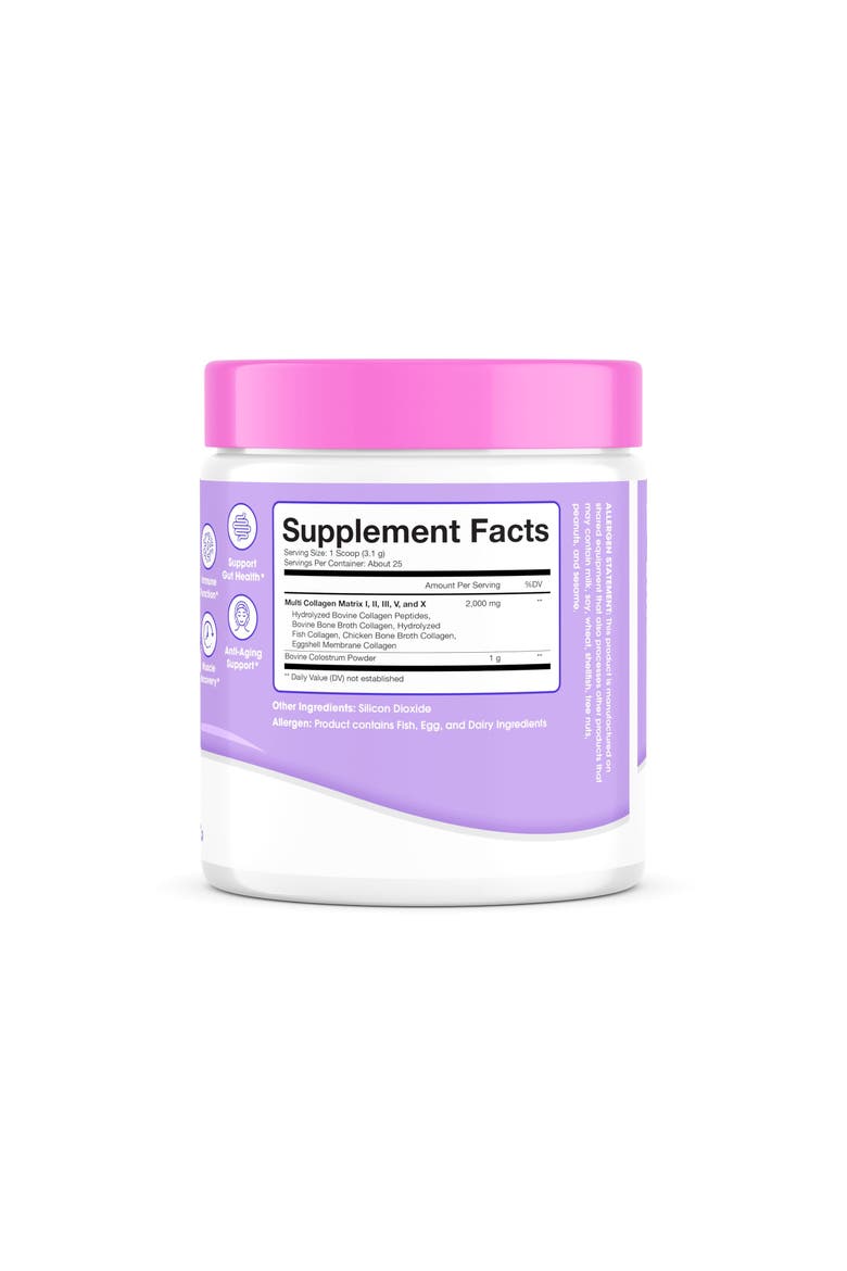 Collagen Colostrum Supplement,Skin Rejuvenation & Immune Health, Alternate, color, None
