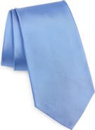 Ralph Lauren Purple Label Solid Silk Peau de Soie Tie