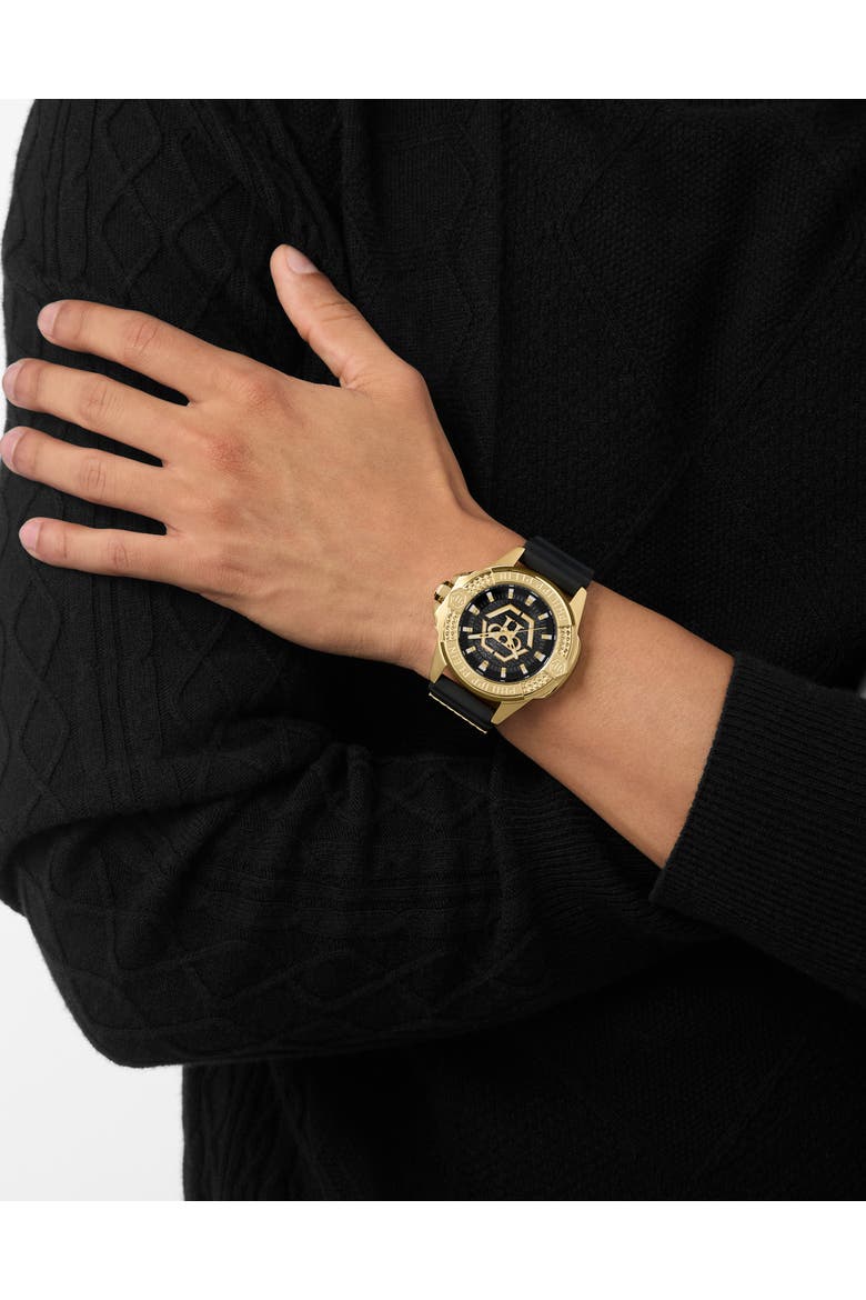 Watches Men, Alternate, color, black/lightgold