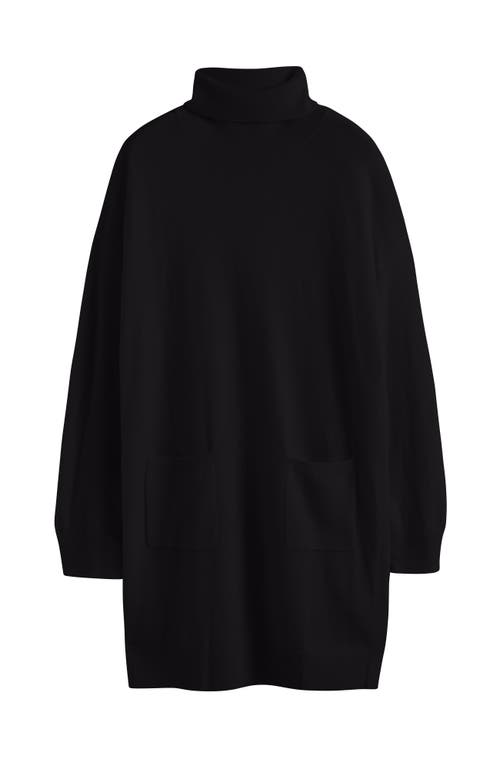 Chinti & Parker Cashmere Rollneck Dress In Black