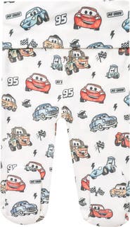 Copper Pearl Pixar Cars Print Footed Pants