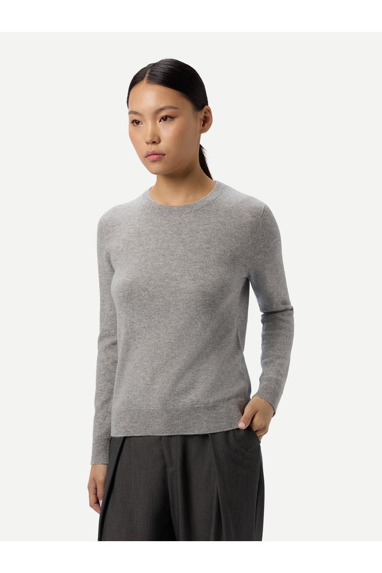 Timeless Cashmere Crewneck Sweater, Alternate, color, high rise