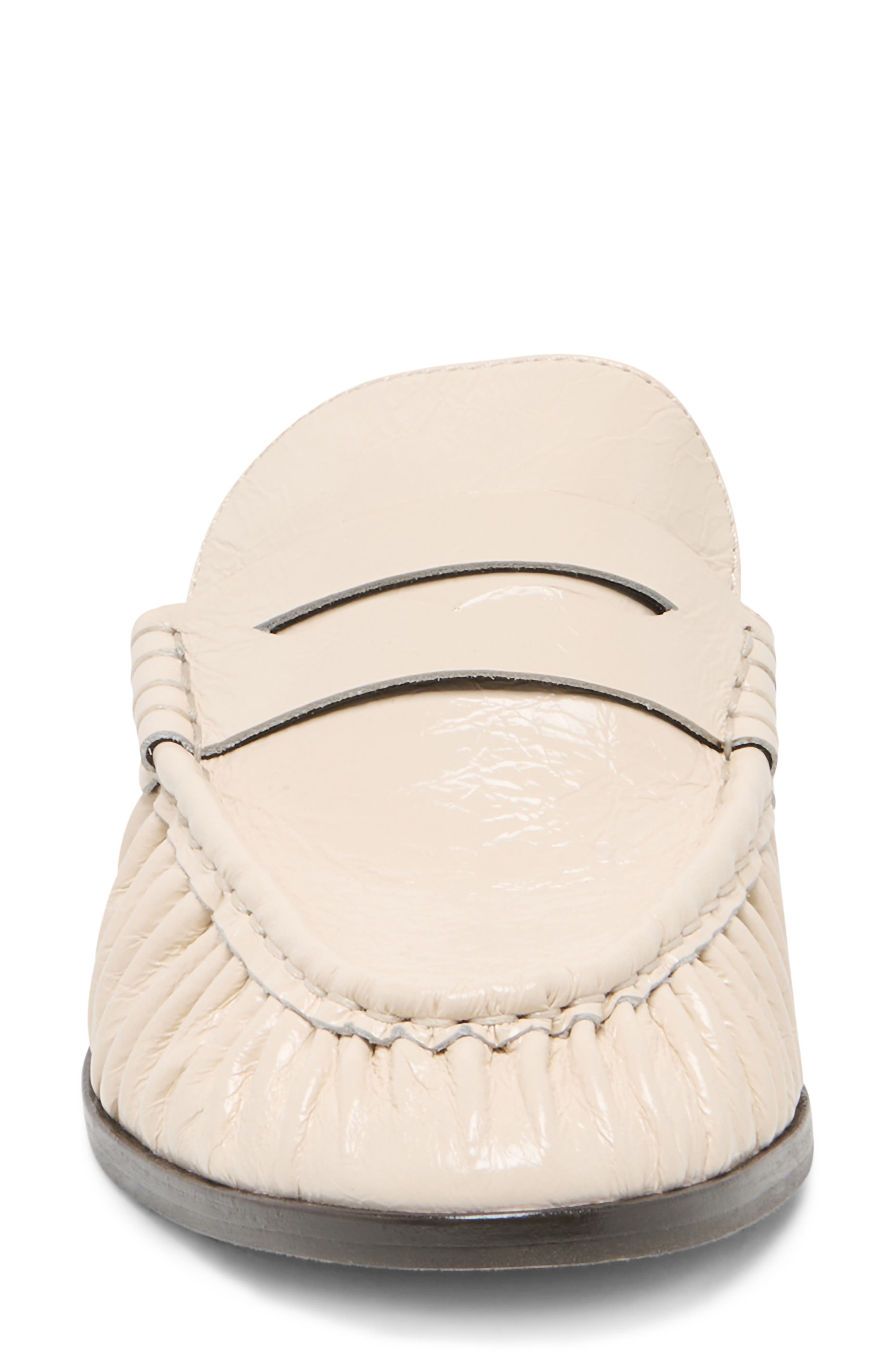 Betzy Mule, Alternate, color, CREME LEATHER