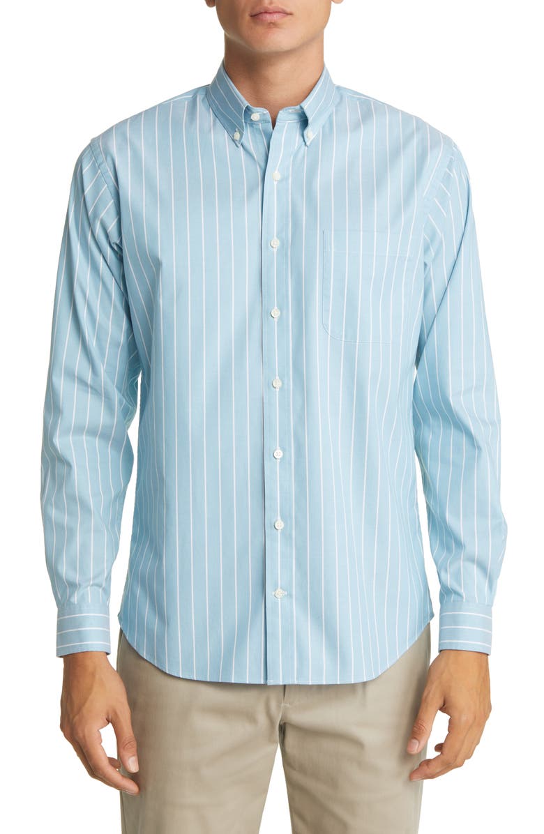 Alton Lane Howard Supima<sup>®</sup> Cotton Blend Oxford Button-Down Shirt, Main, color,