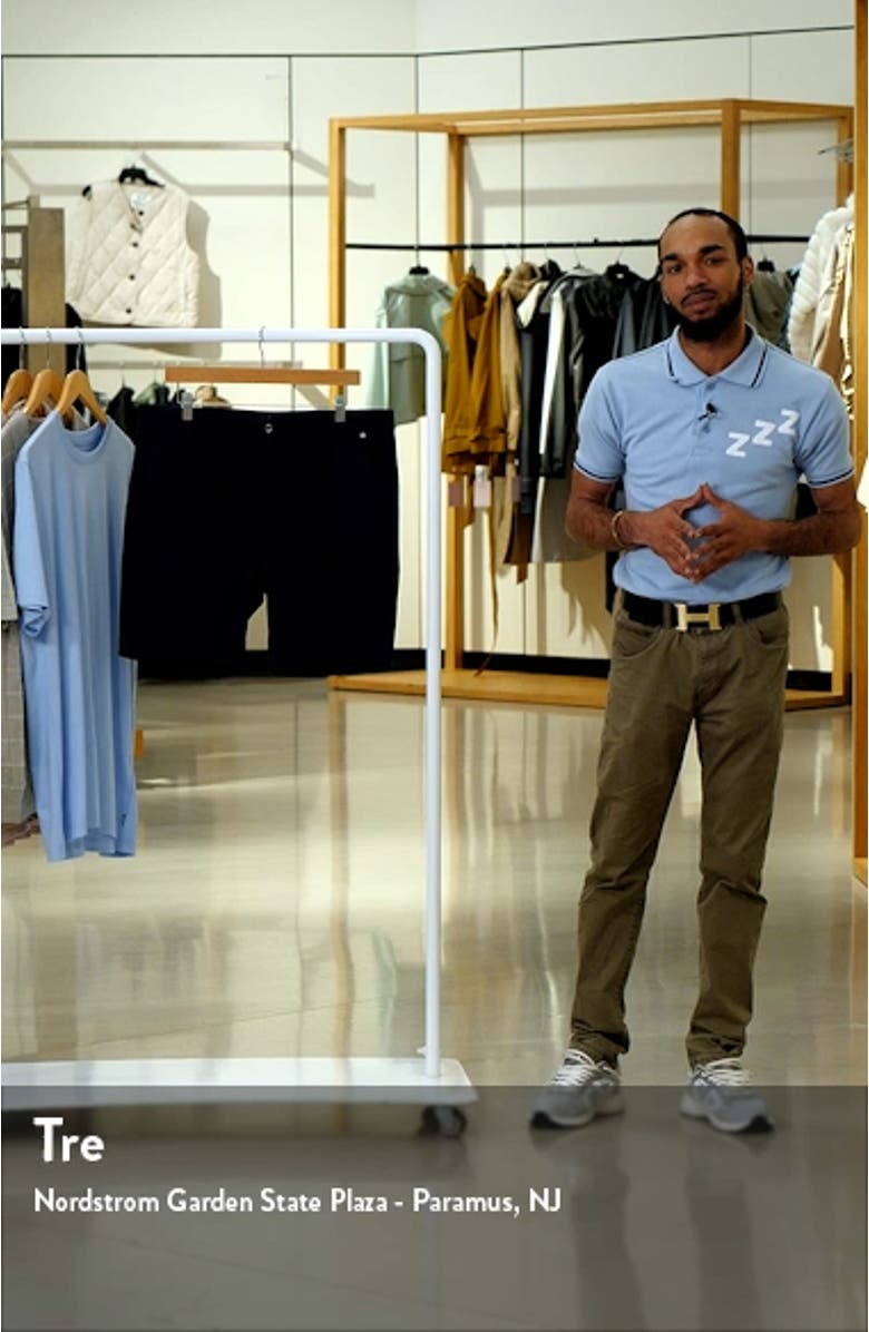 Diego Flat Front Stretch Cotton Chino Shorts, sales video thumbnail