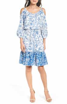 Eliza J Cold Shoulder Dress