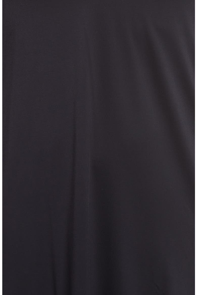Satin Deluxe Chemise, Alternate, color, BLACK