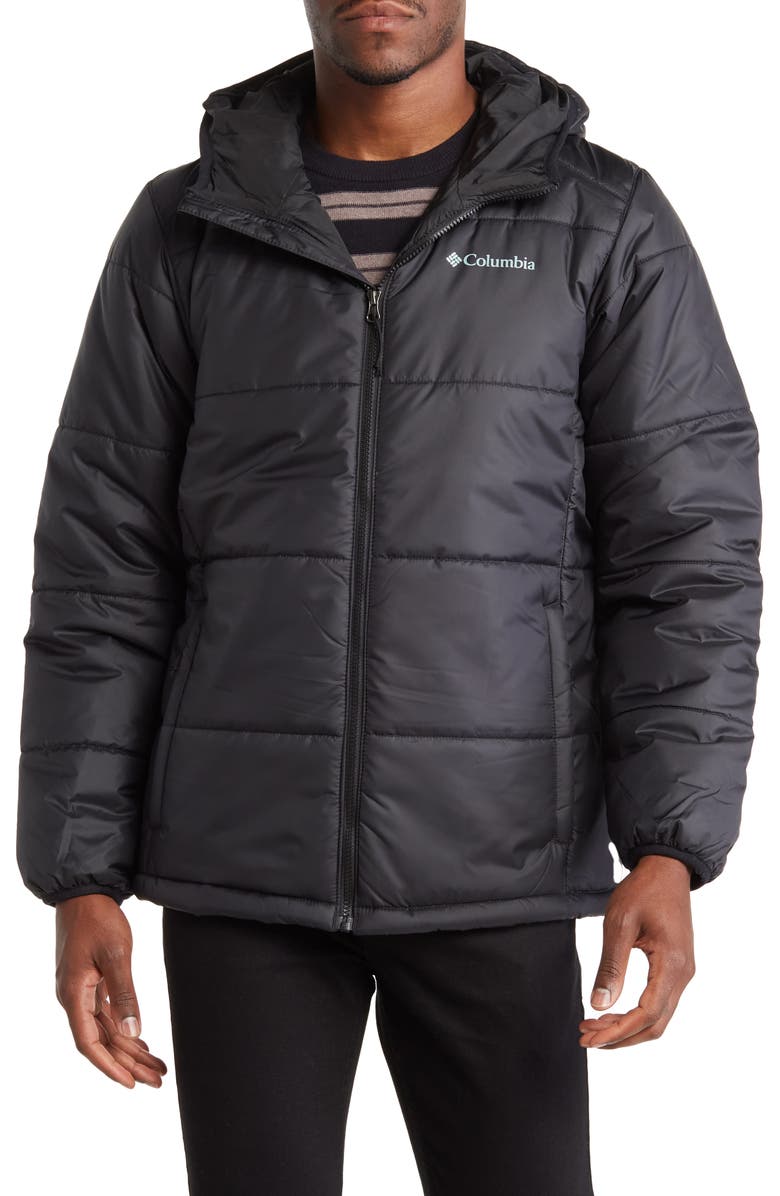 Columbia Great Bend Hooded Insulated Puffer Jacket, Main, color, 