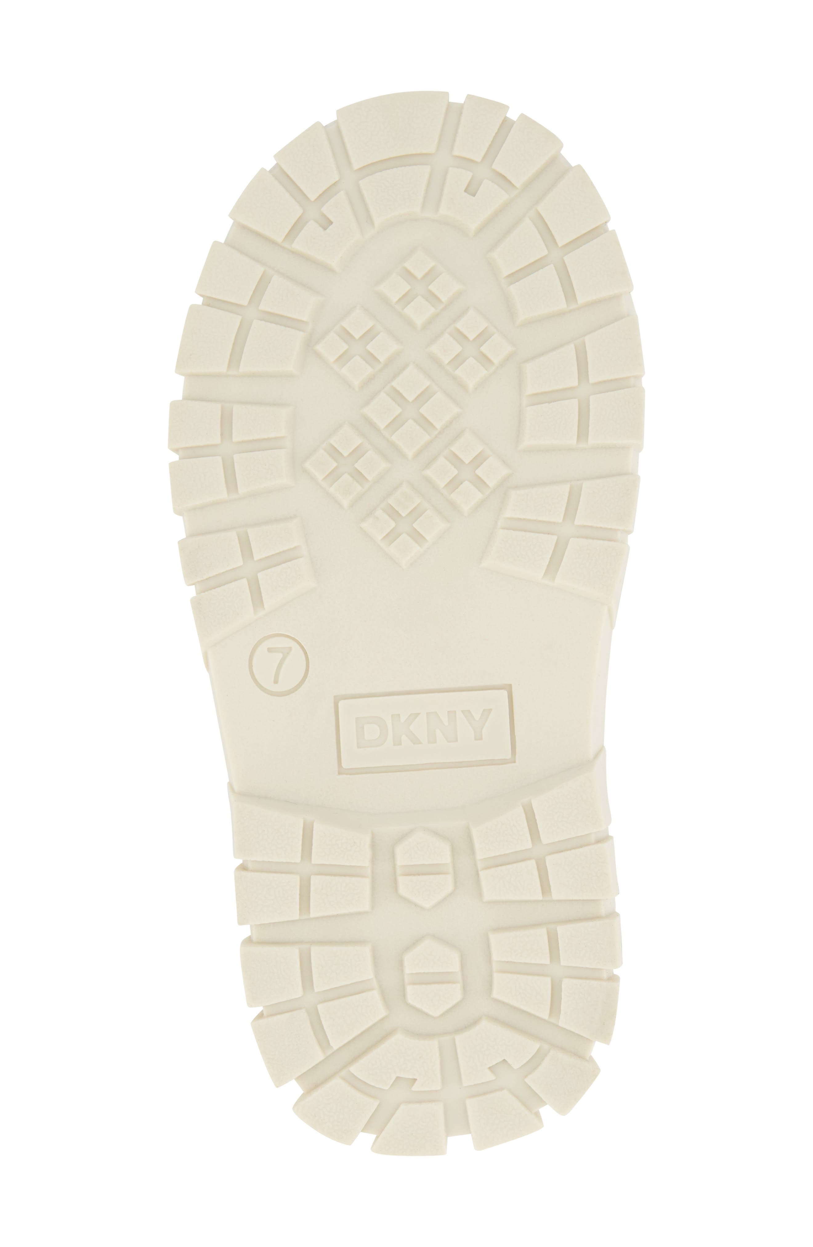 DKNY Kids' Carrie Justina Lug Boot, Alternate, color, Champagne
