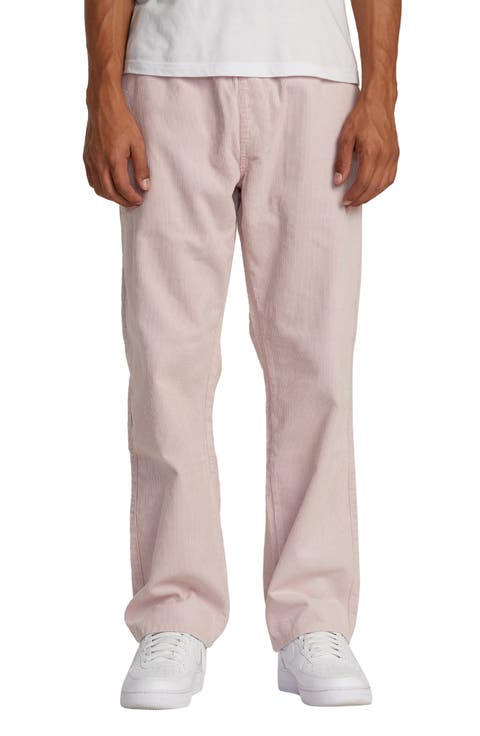 Americana Elastic Waist Corduroy Pants